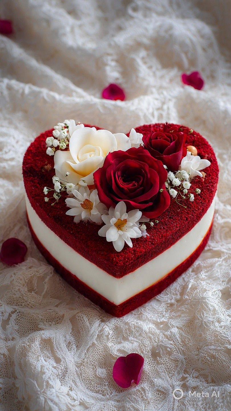 Romantic Anniversary Cake